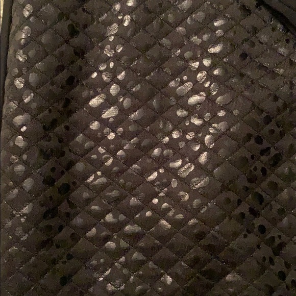 Black quilted Aqua sweatshirt - Picture 2 of 3